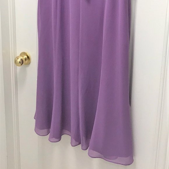 Jacques Vert Purple Dress Size 16 Machine Washable - Picture 3 of 8